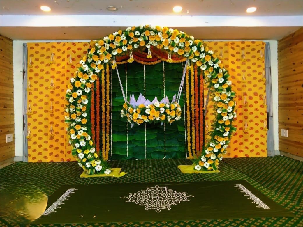 Cradle Decorations decoration setup in Hyderabad
